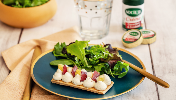 Recette de Tartelettes feuilletées à la chantilly Société Crème