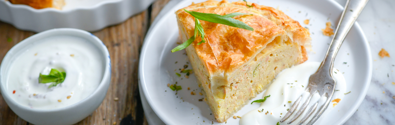 Recette de Tourte au Saumon Simplissime