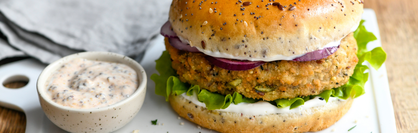 Recette de Burger au Palet de Légumes & Yaos