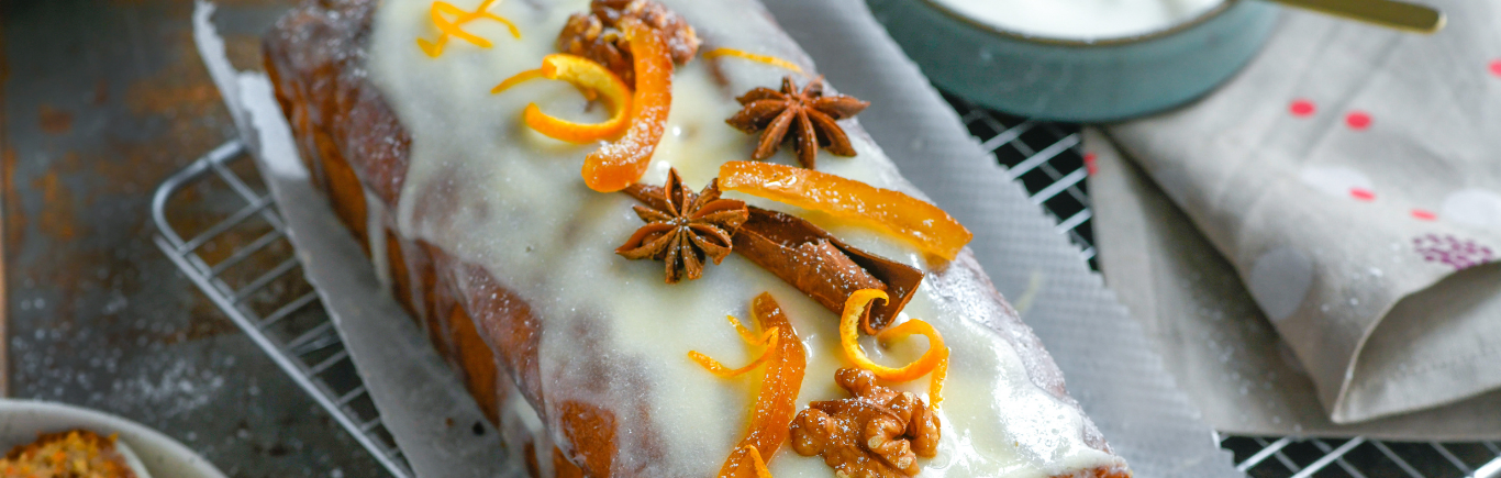 Recette de Carrot-Cake au Yaourt YAOS & Épices douces