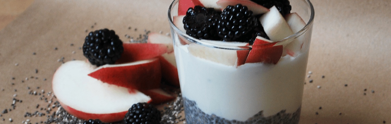 Recette de Parfait aux mûres et aux pêches