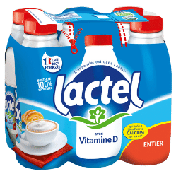 Lait entier Vitamine D Lactel