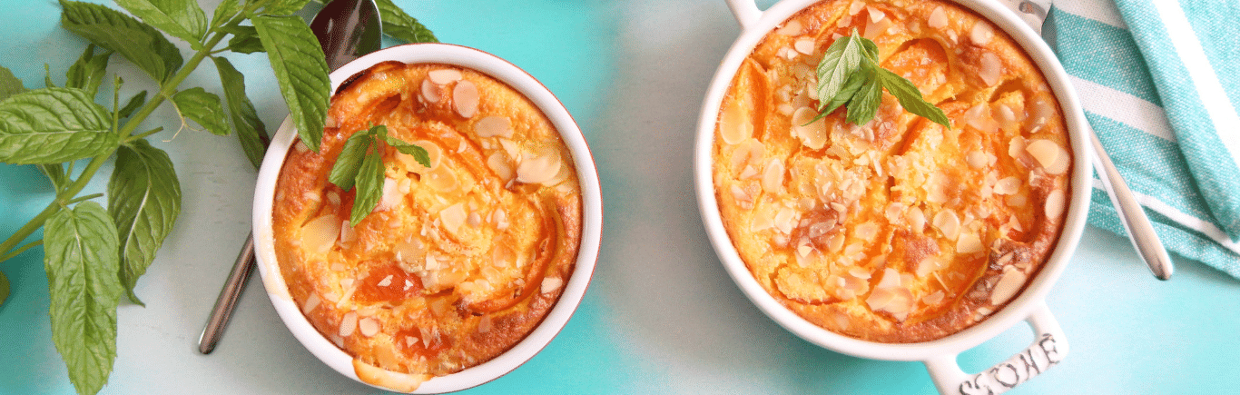 Recette de Petits clafoutis aux abricots