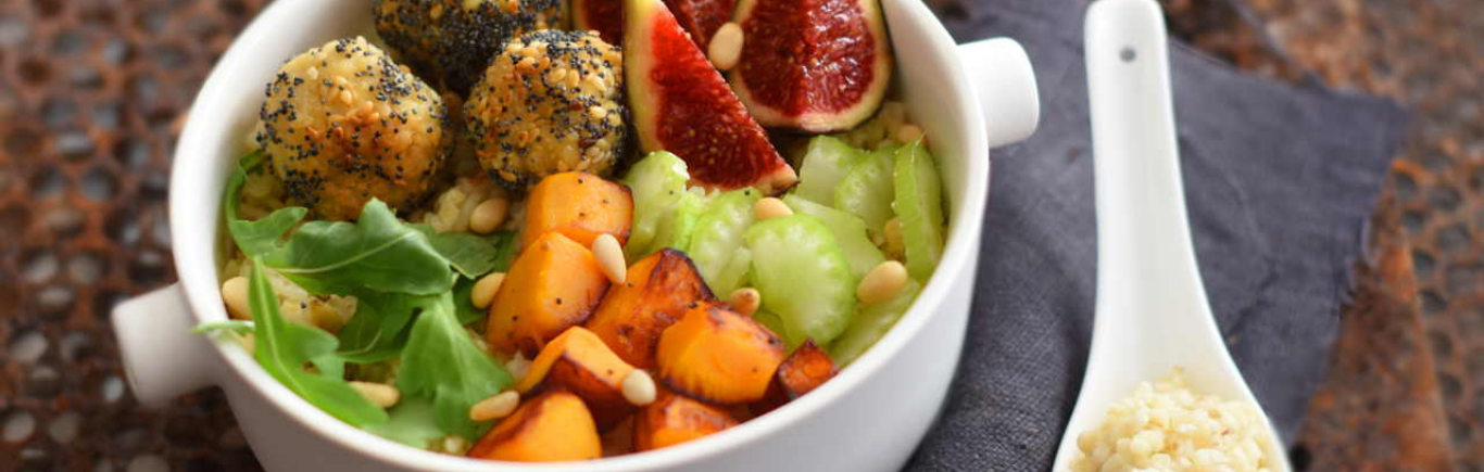 Recette de Buddha bowl potiron et tofu