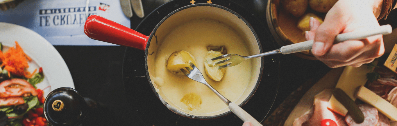 Recette de Fondue Président aux cèpes