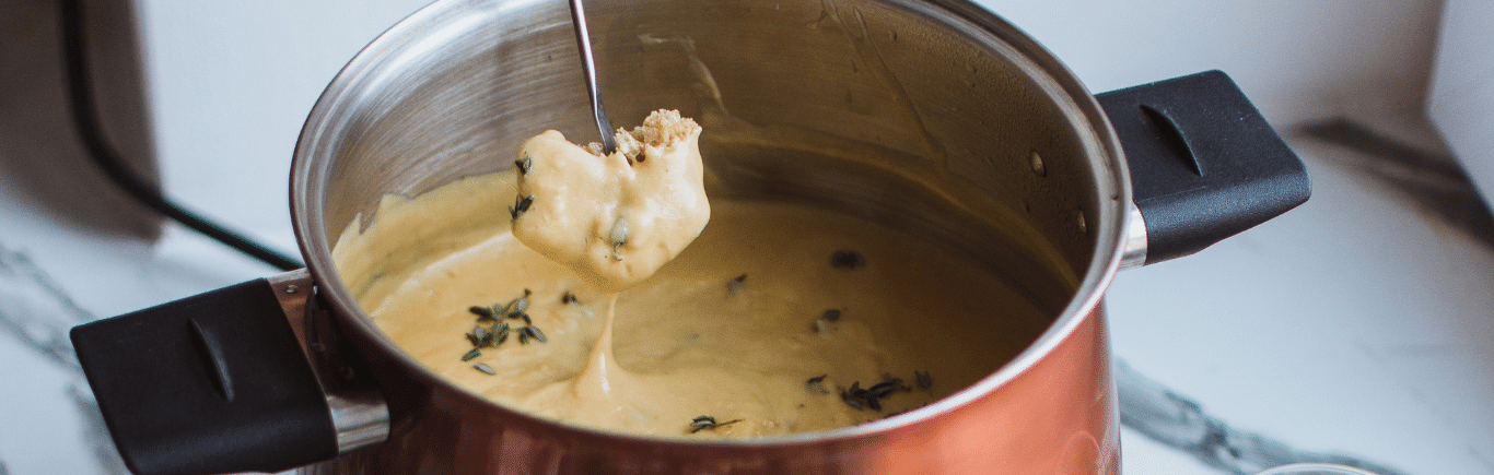 Recette de Fondue aux 3 Fromages Président et sa farandole de légumes