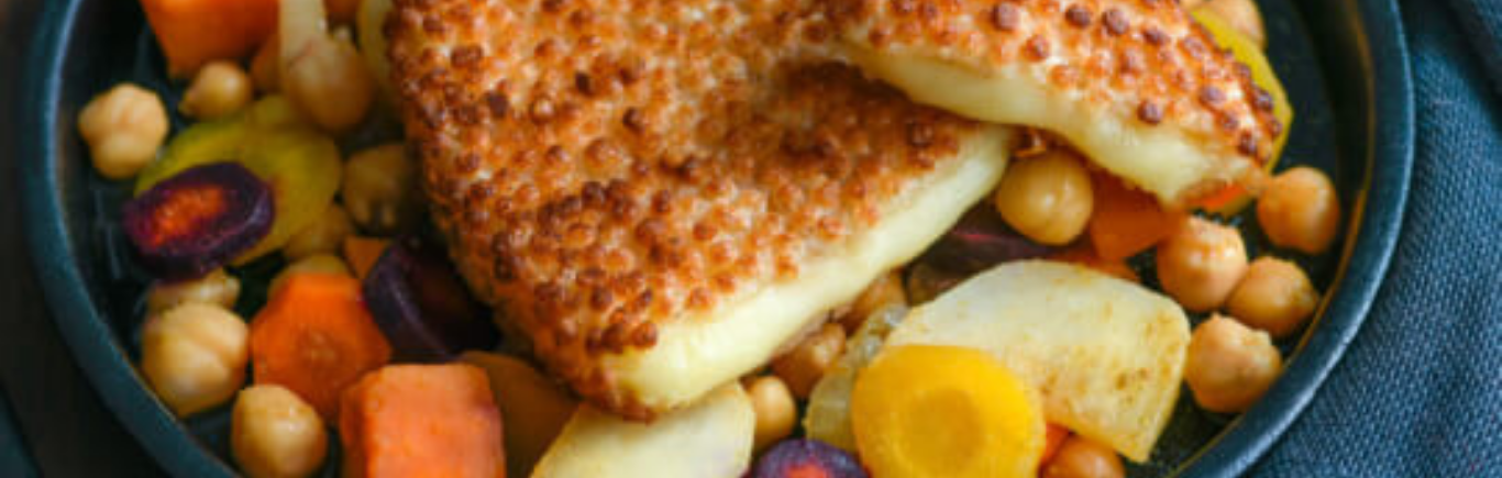 Recette de Légumes mijotés & Pavés fondants à l’Emmental Président