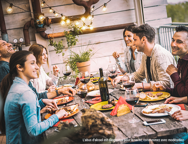 Pause conviviale à la campagne