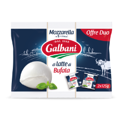 Mozzarella di latte di Bufala  Offre Duo 2x125g