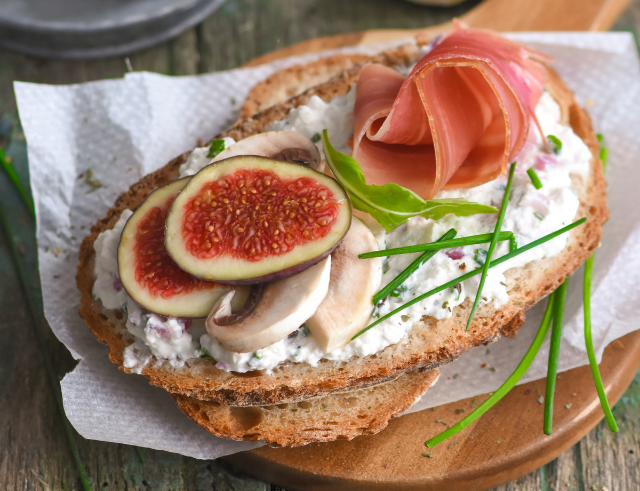 Recette de Bruschetta fraîcheur d'automne