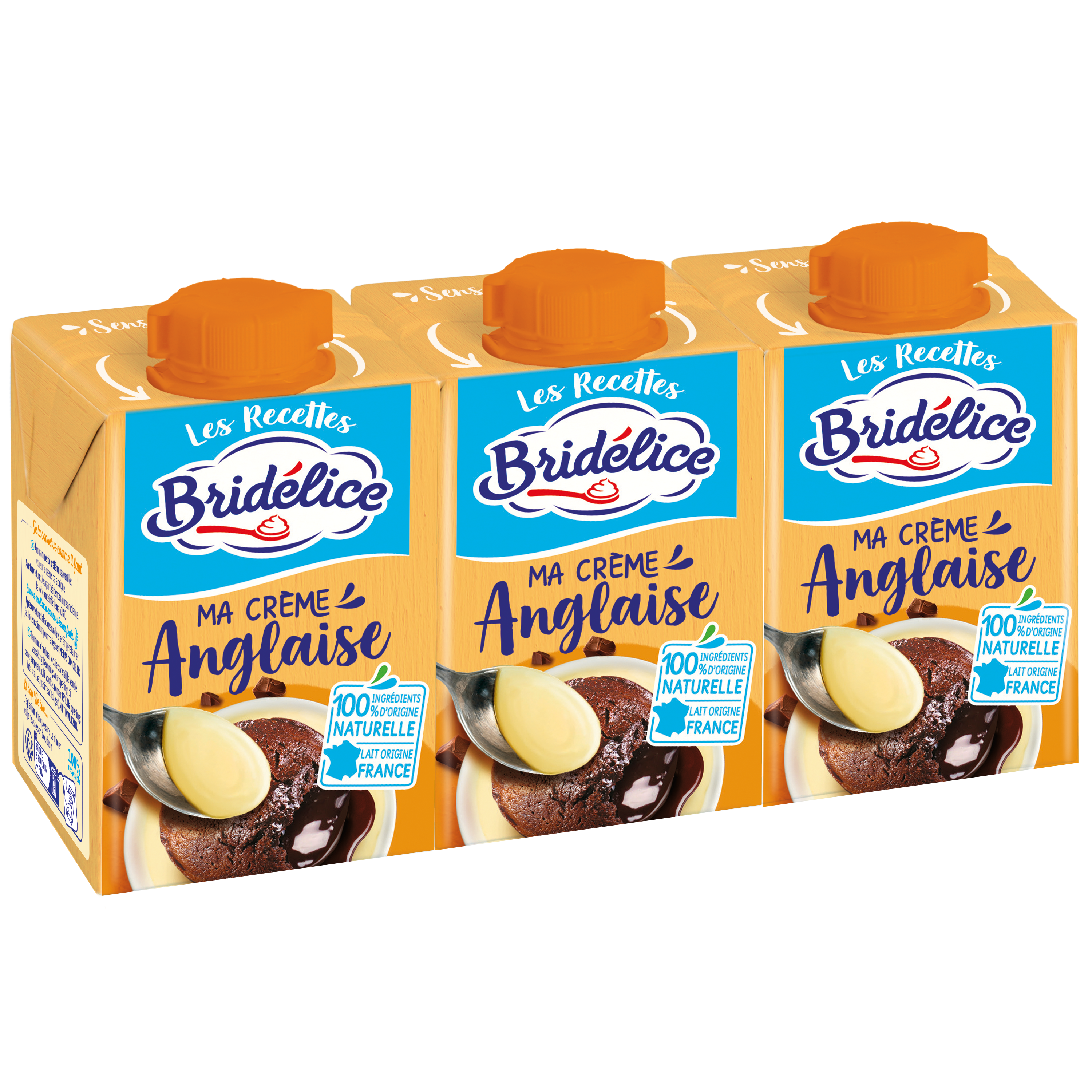 Crème Anglaise Bridélice 3x20cl