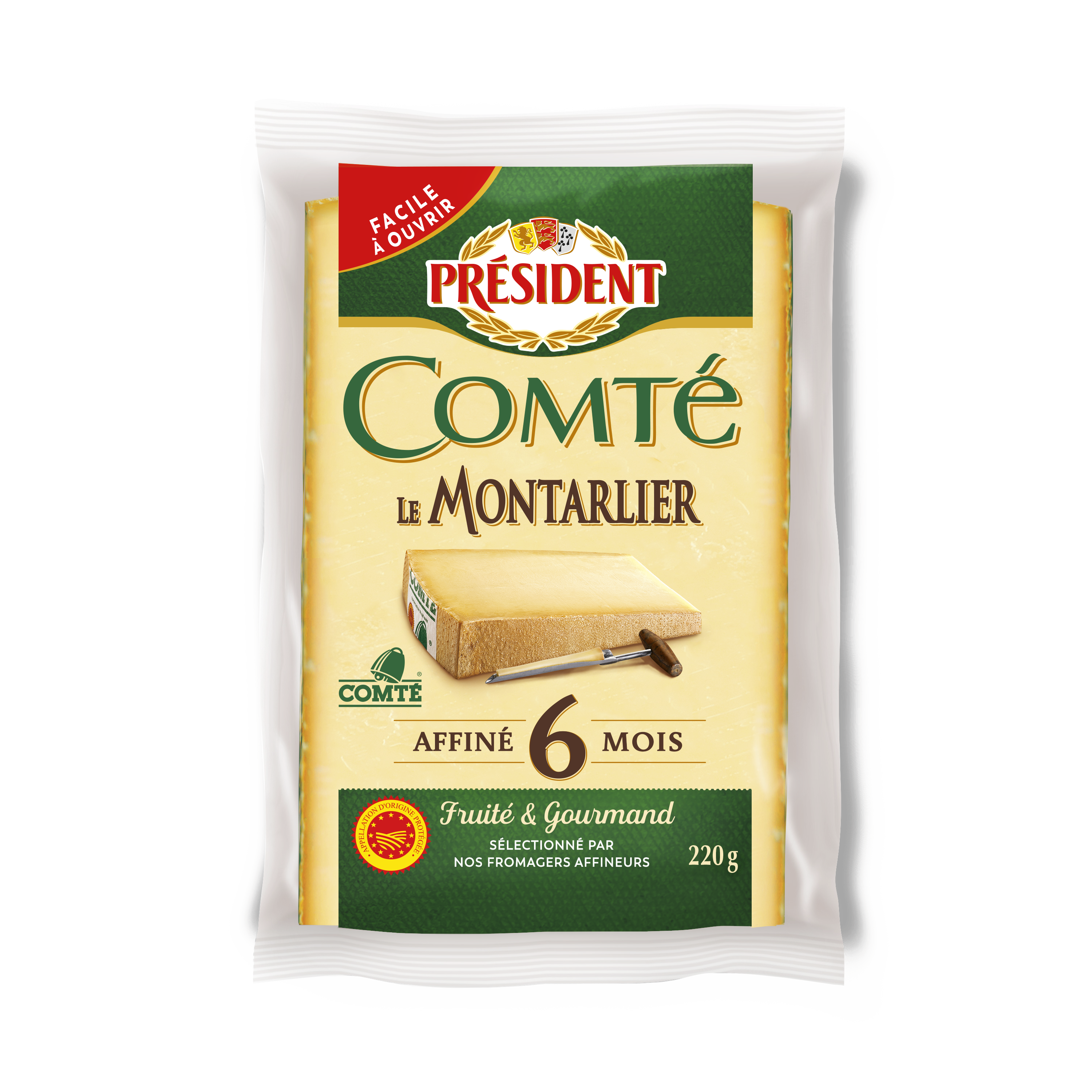 Comté Le Montarlier Président Affiné 6 mois