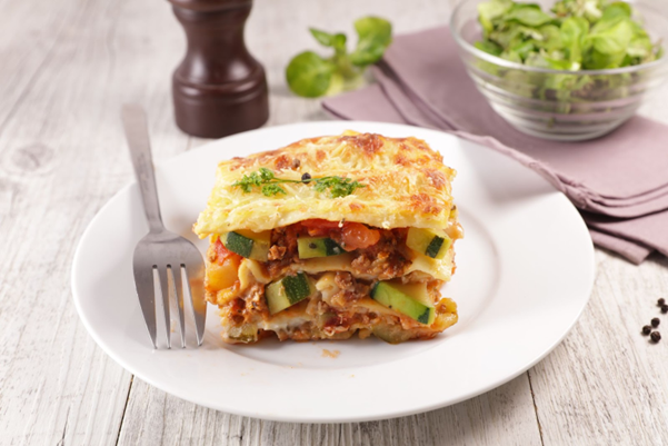 Recette de Recette de lasagnes aux courgettes et au chèvre