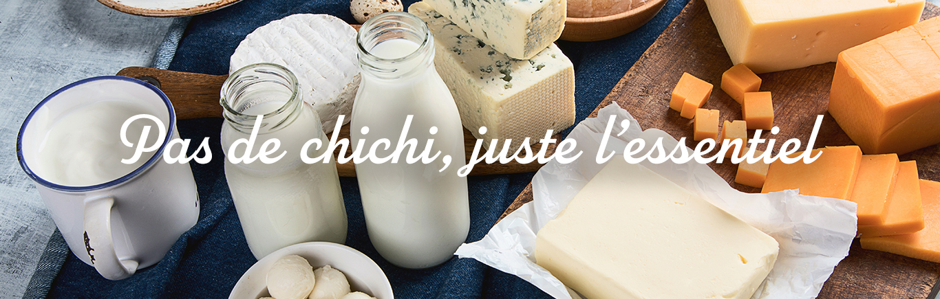 Pas de chichi, juste l'essentiel