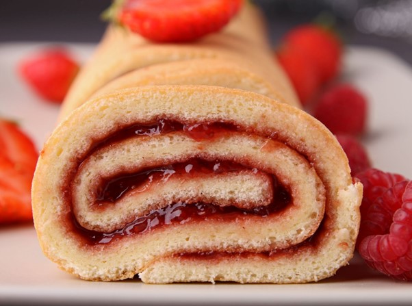 Gâteau roulé à la confiture