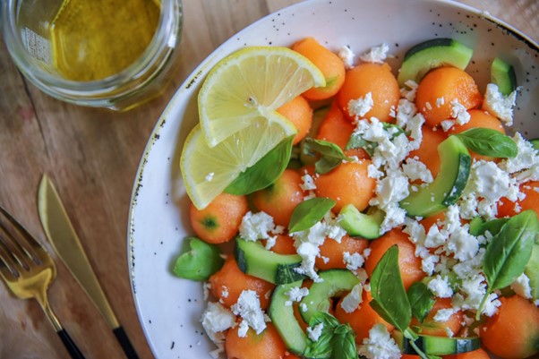 Recette de Salade melon, concombre et feta