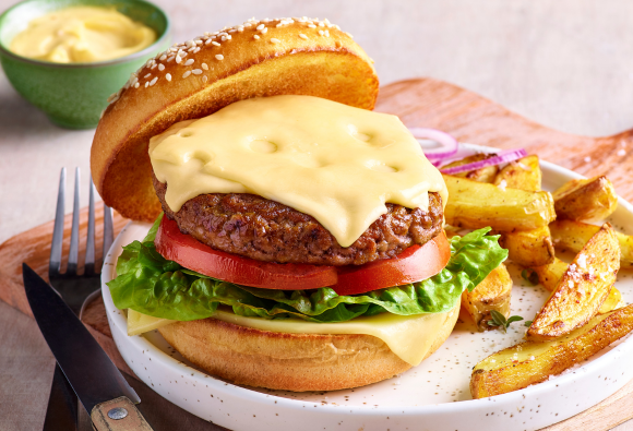 Recette de Burger gourmand au Leerdammer