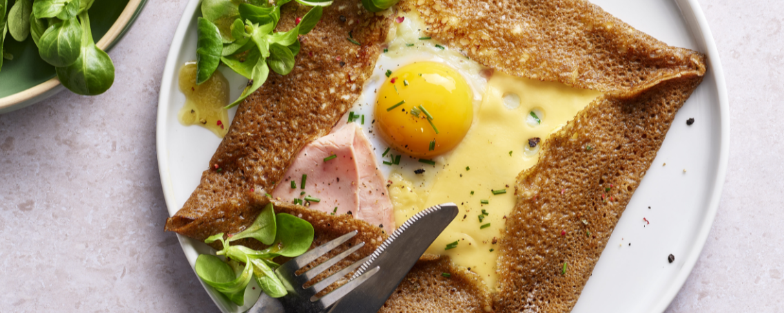 Recette de Galette complète au Leerdammer