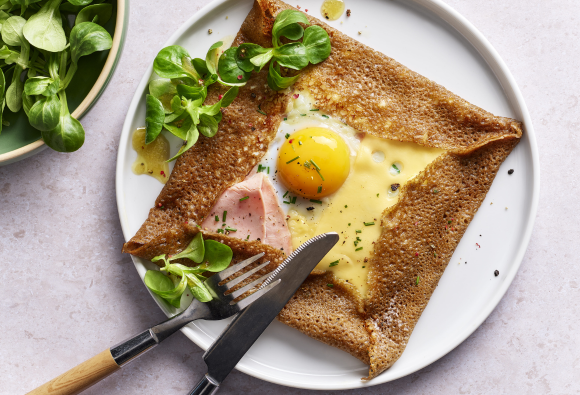 Recette de Galette complète au Leerdammer