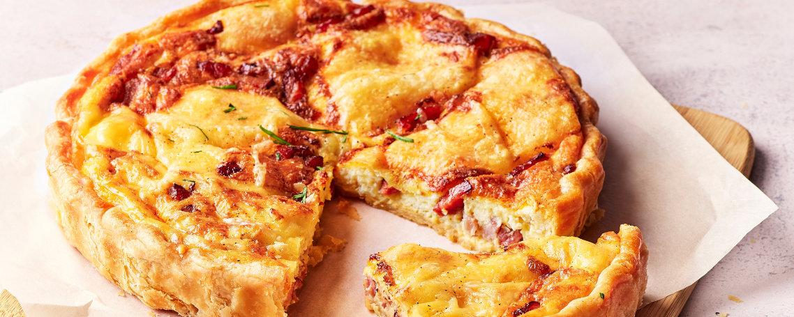 Recette de Quiche Lorraine au Leerdammer