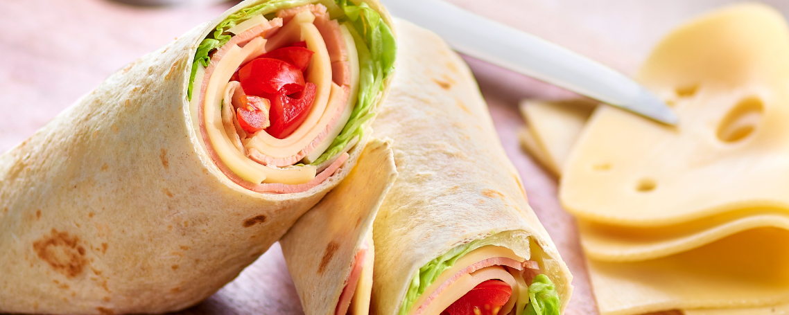 Recette de Wrap au jambon et Leerdammer