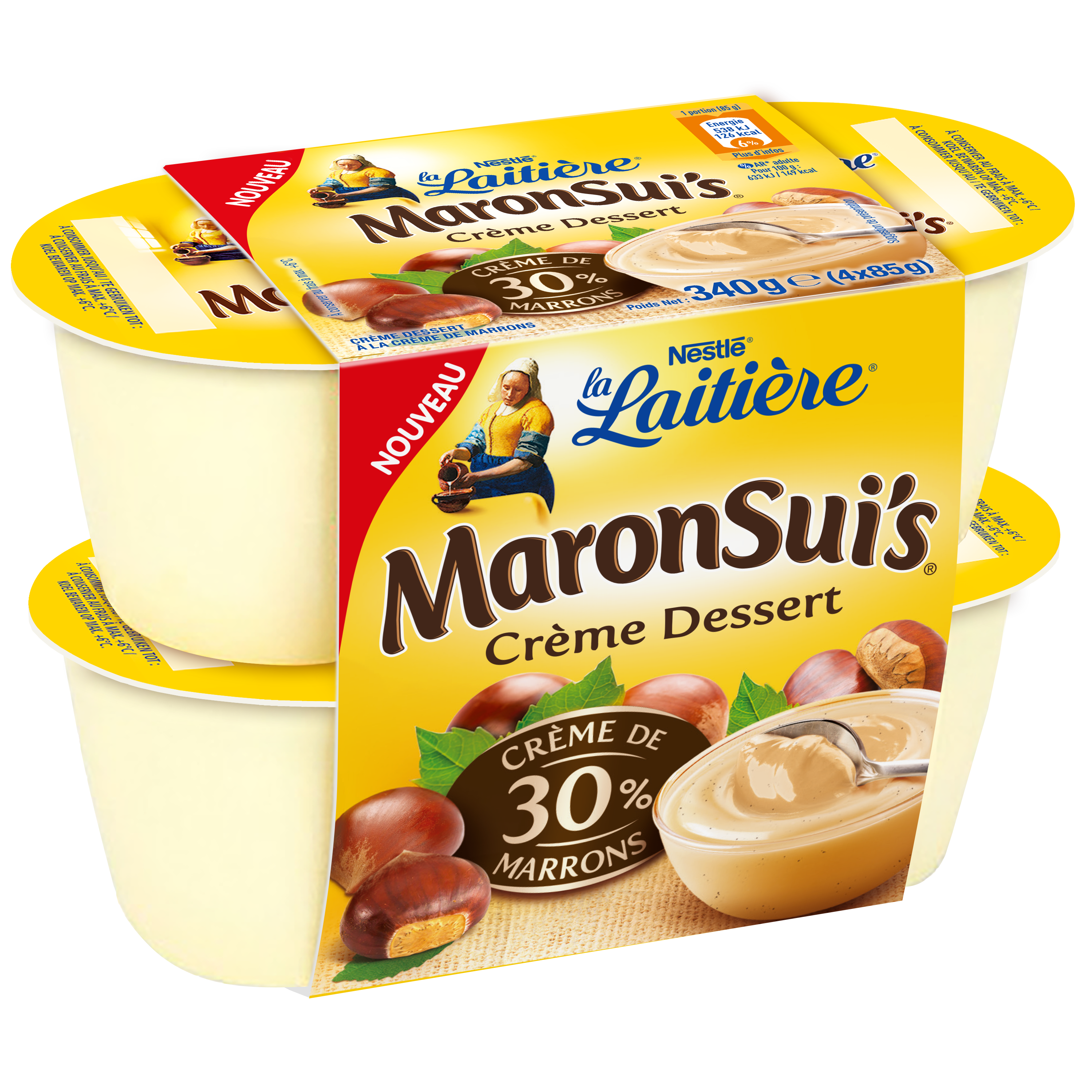 Crème Dessert MaronSui's 4x85g