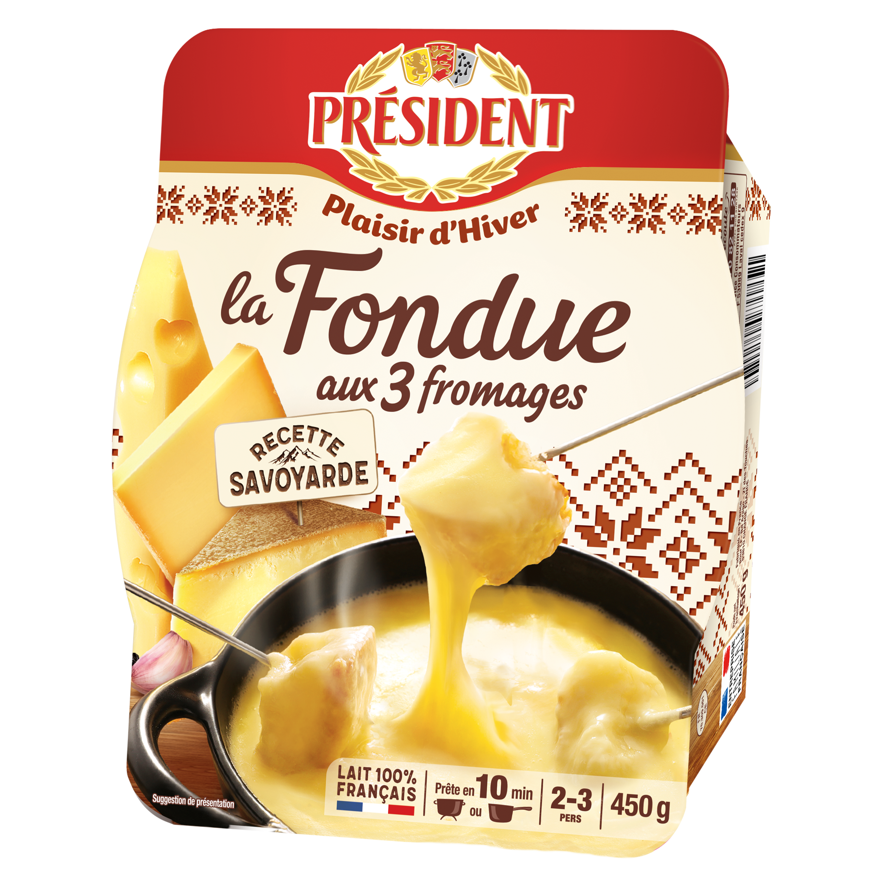 Fondue aux 3 fromages 