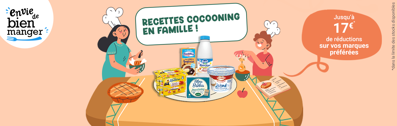 Recettes cocooning en famille !