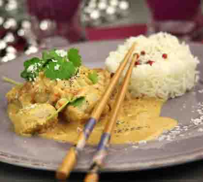 Recette de Curry de lotte au lait de coco Président