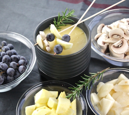 Recette de Fondue au camembert Président 