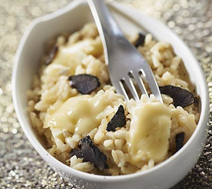 Recette de Risotto au camembert Lanquetot et à la truffe noire