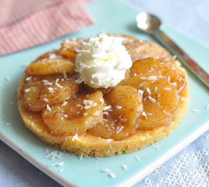 Recette de Tartelettes de bananes aux palets bretons Bridélice