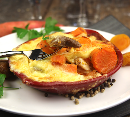 Recette de Tartiflette Président façon tajine