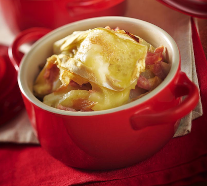 Recette de Tartiflette Président en mini cocotte