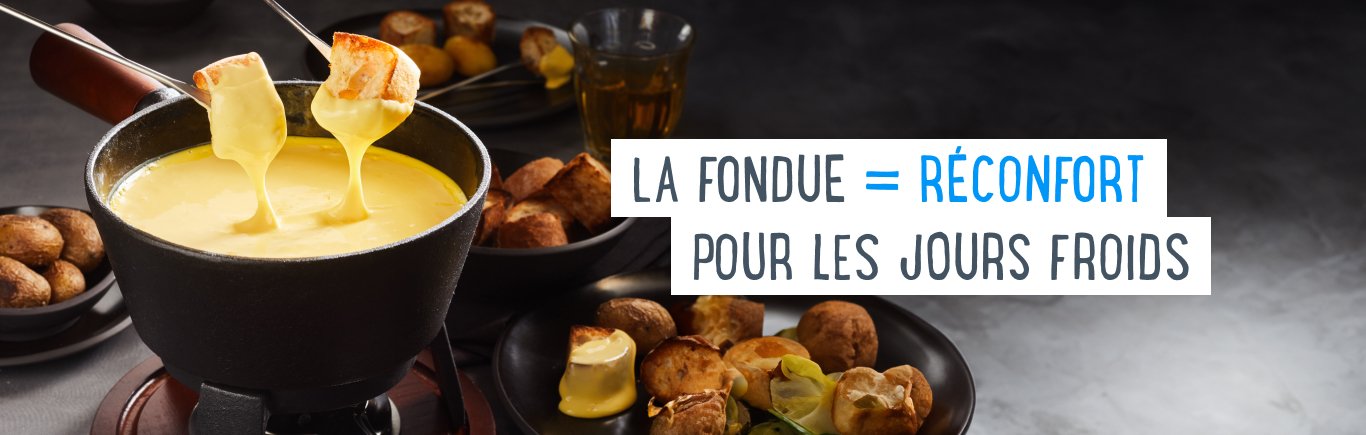 La Fondue. Réconfort pour les jours froids.