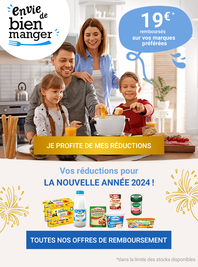 Bons de réduction et coupons gratuits à imprimer Envie De Bien Manger