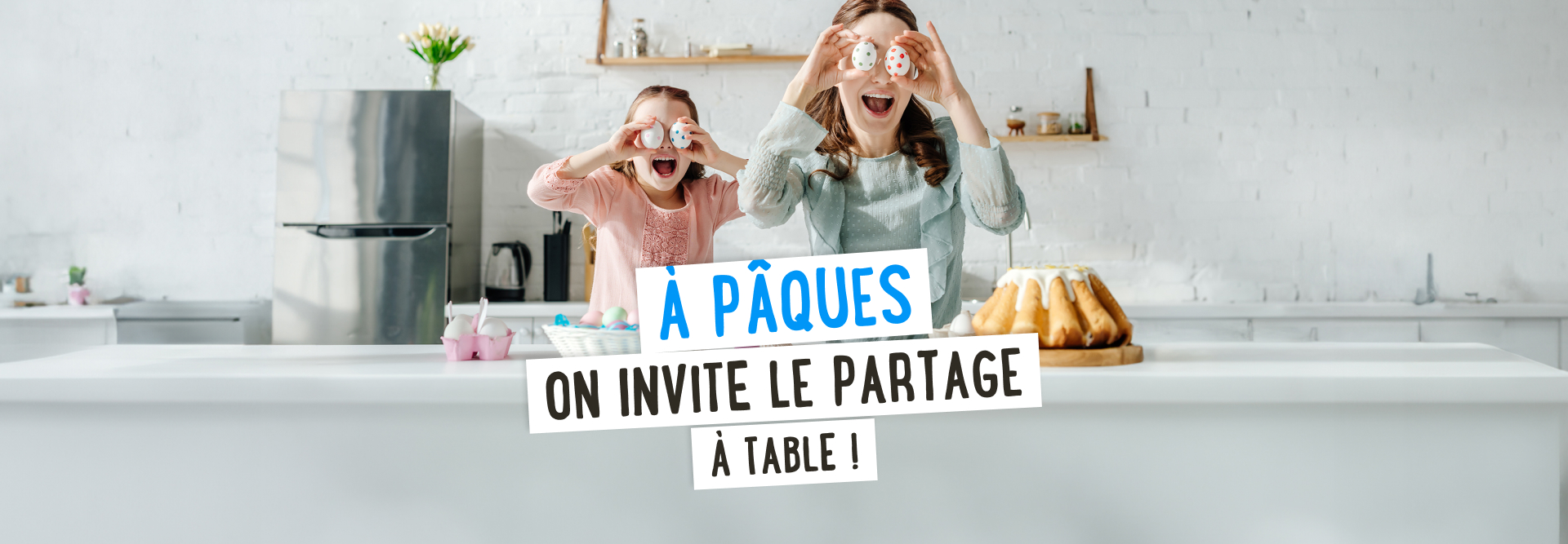 A Pâques on invite le partage à table