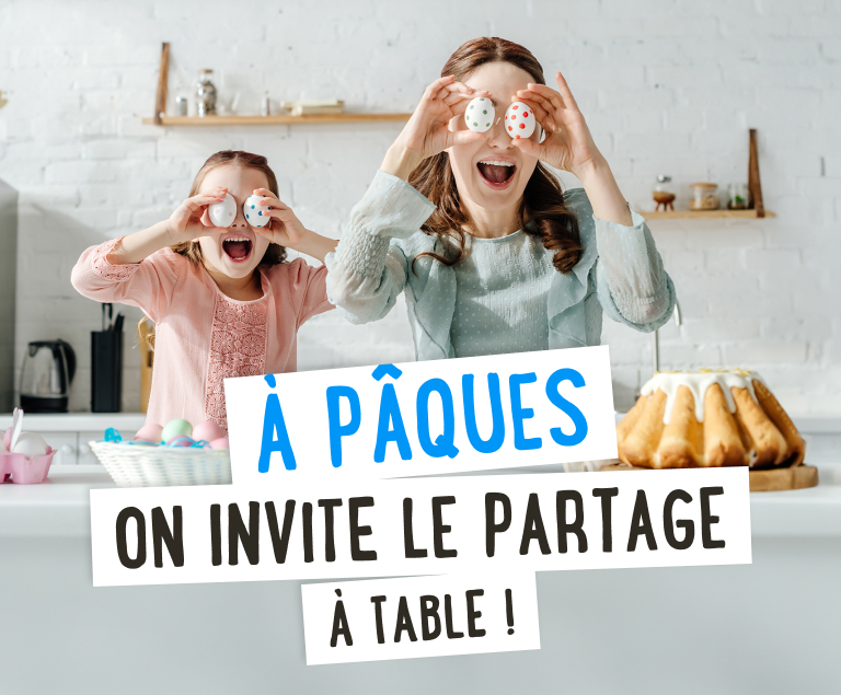 A Pâques on invite le partage à table