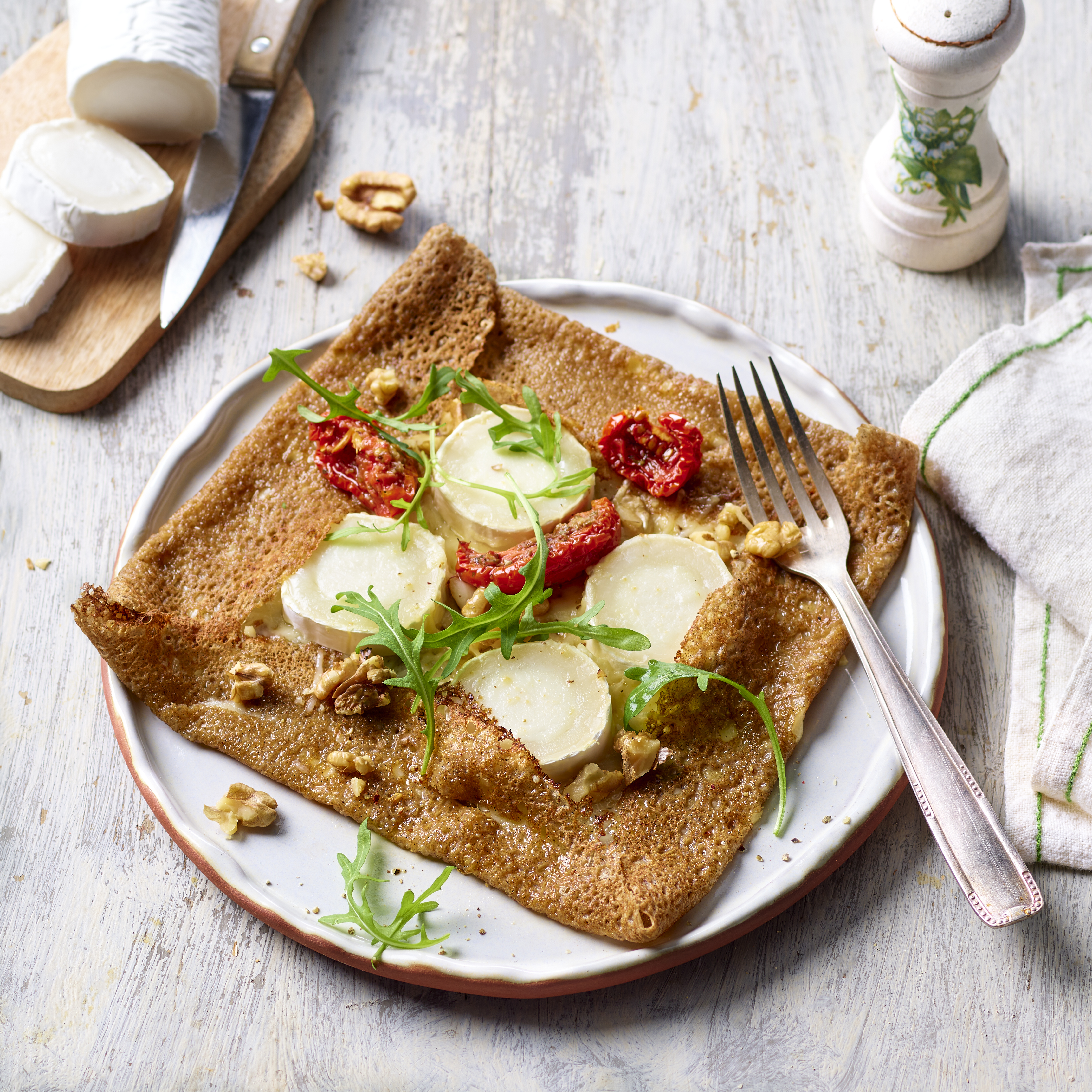 Recette de Galette au fromage de chèvre