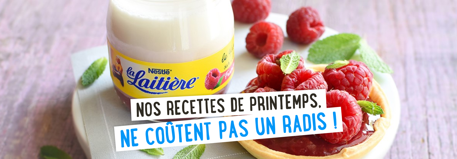 Nos recettes de printemps, ne coûtent pas un radis !