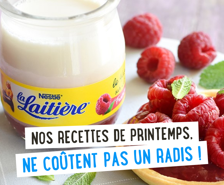 Nos recettes de printemps, ne coûtent pas un radis !