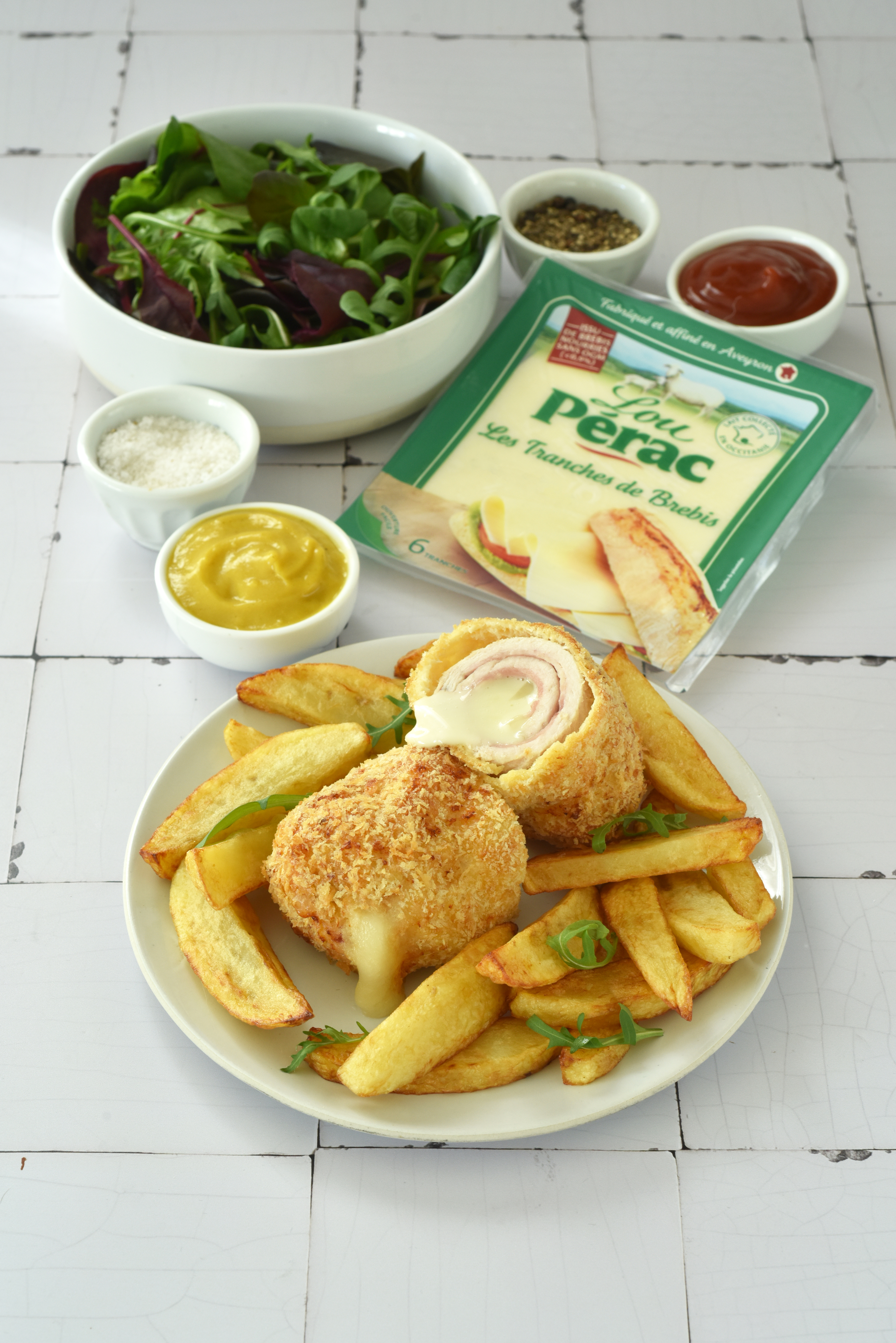 Recette de Cordon bleu aux tranches de brebis Lou Pérac