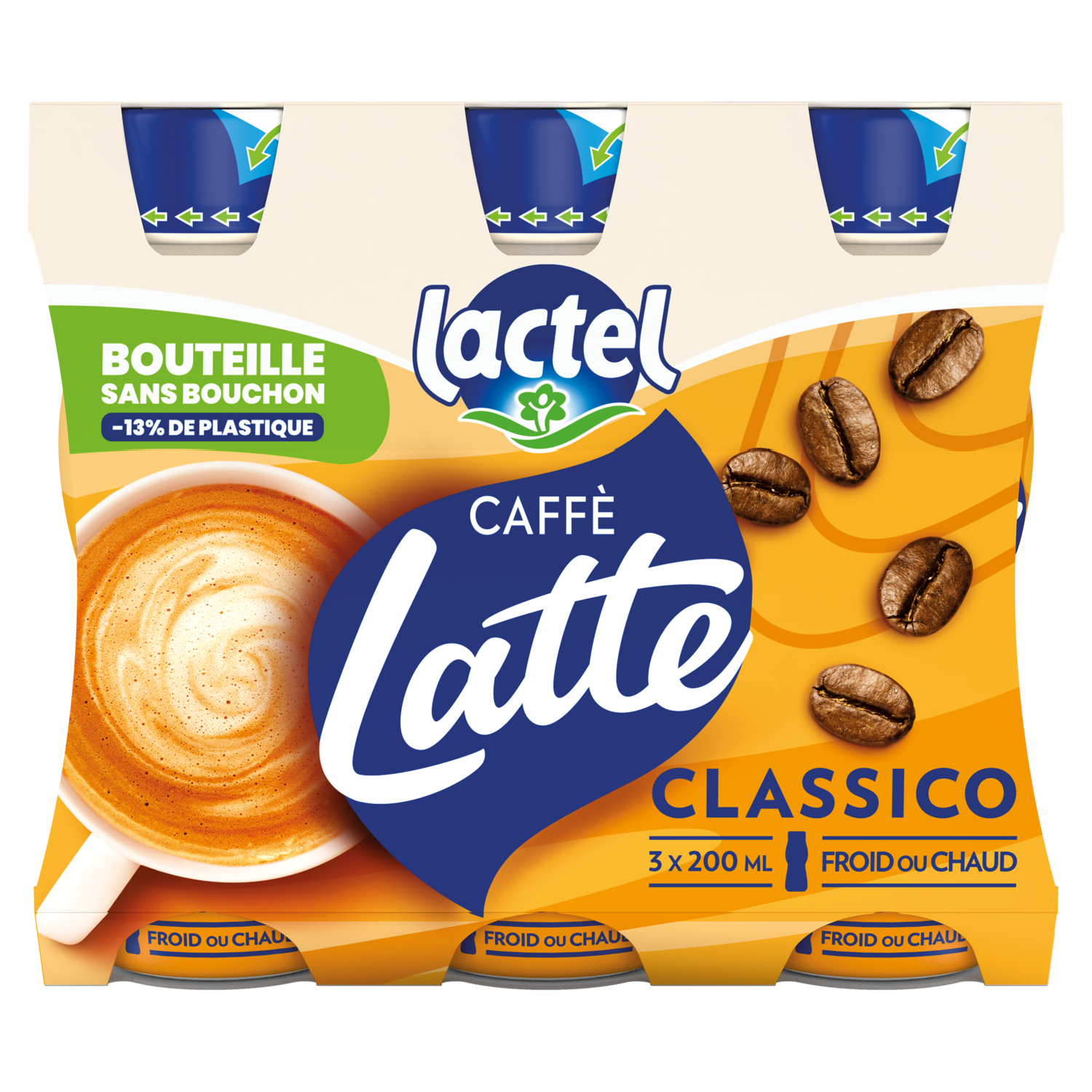Visuel Caffè Latte de Lactel Classico