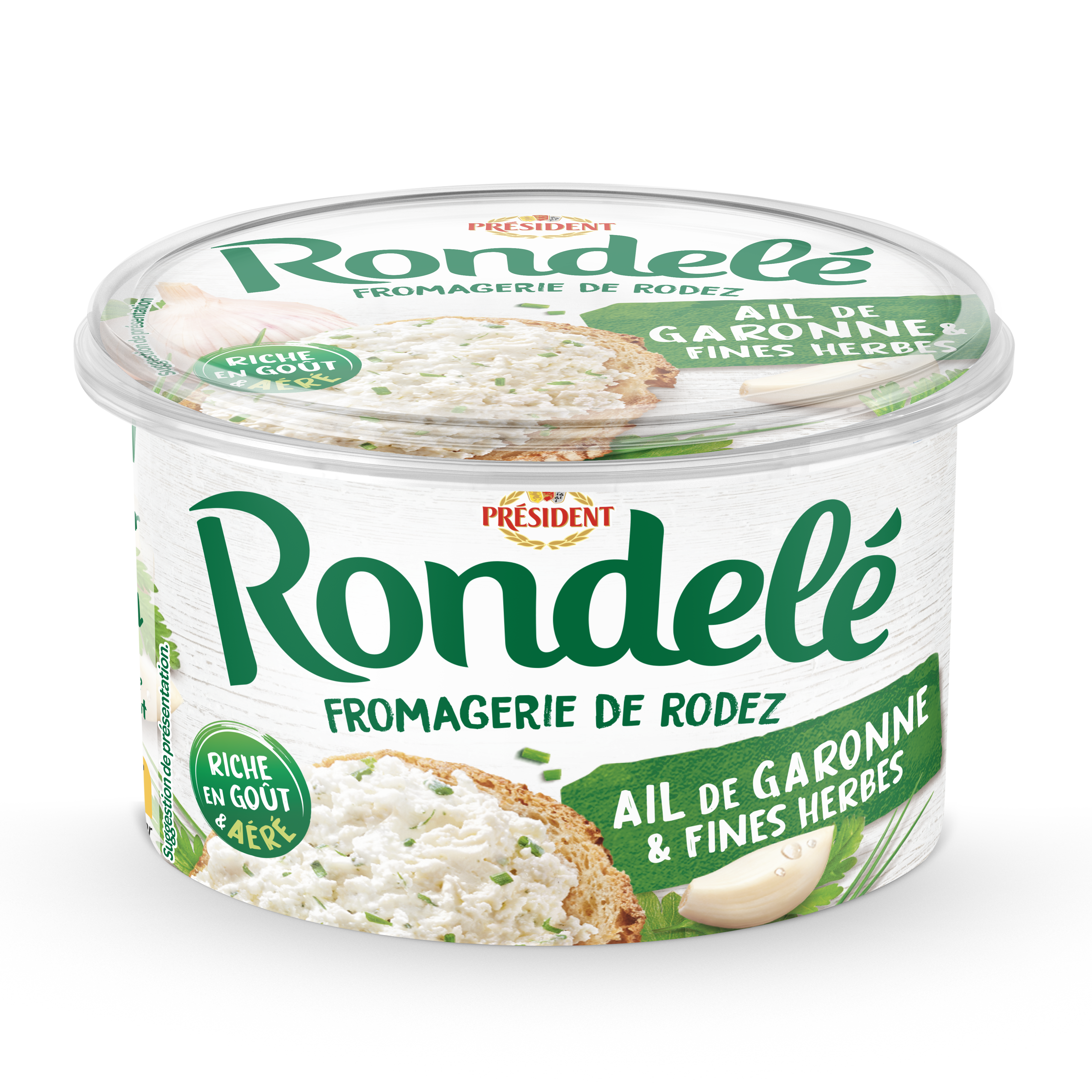 Rondelé ail de Garonne et fines herbes