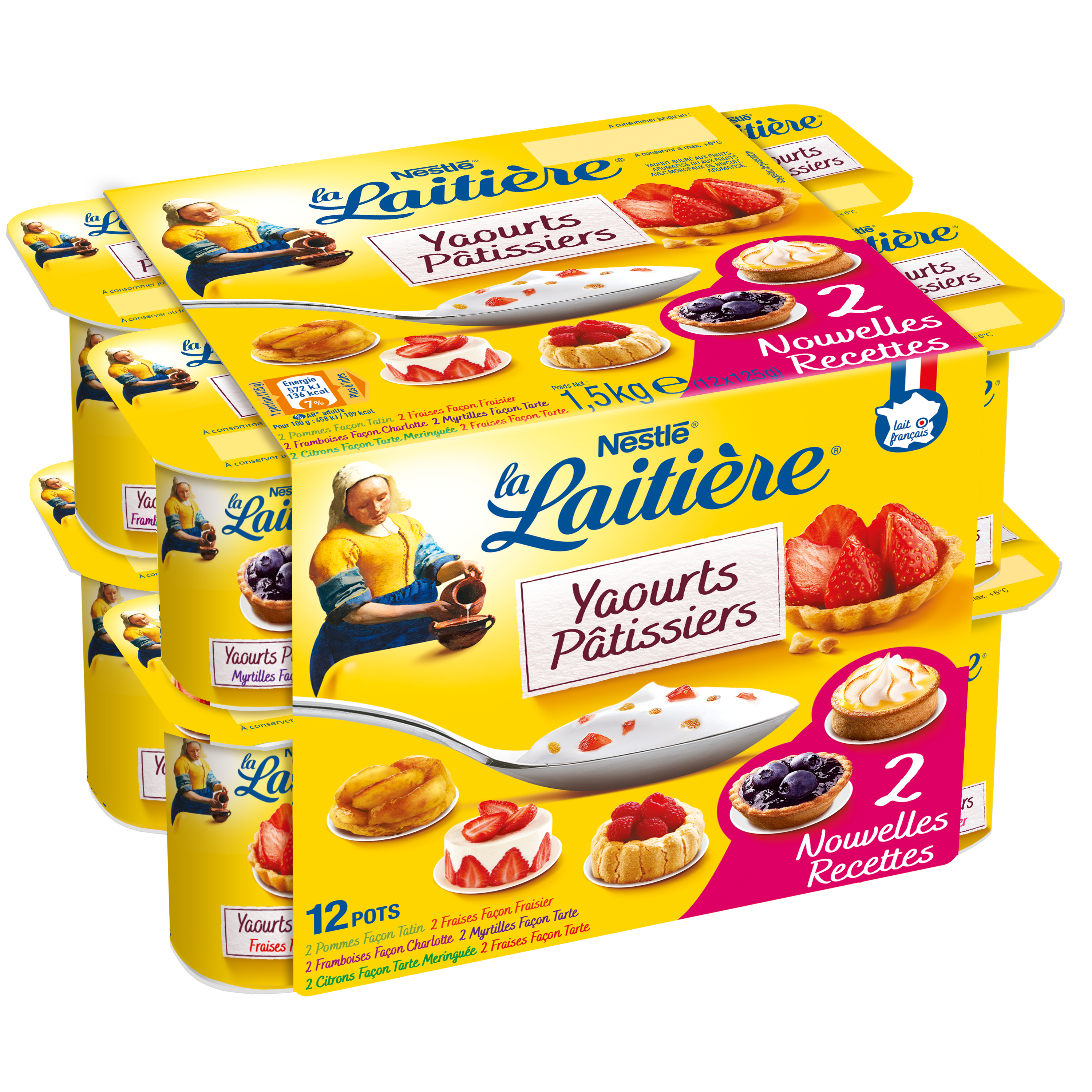 Yaourts Pâtissiers La Laitière