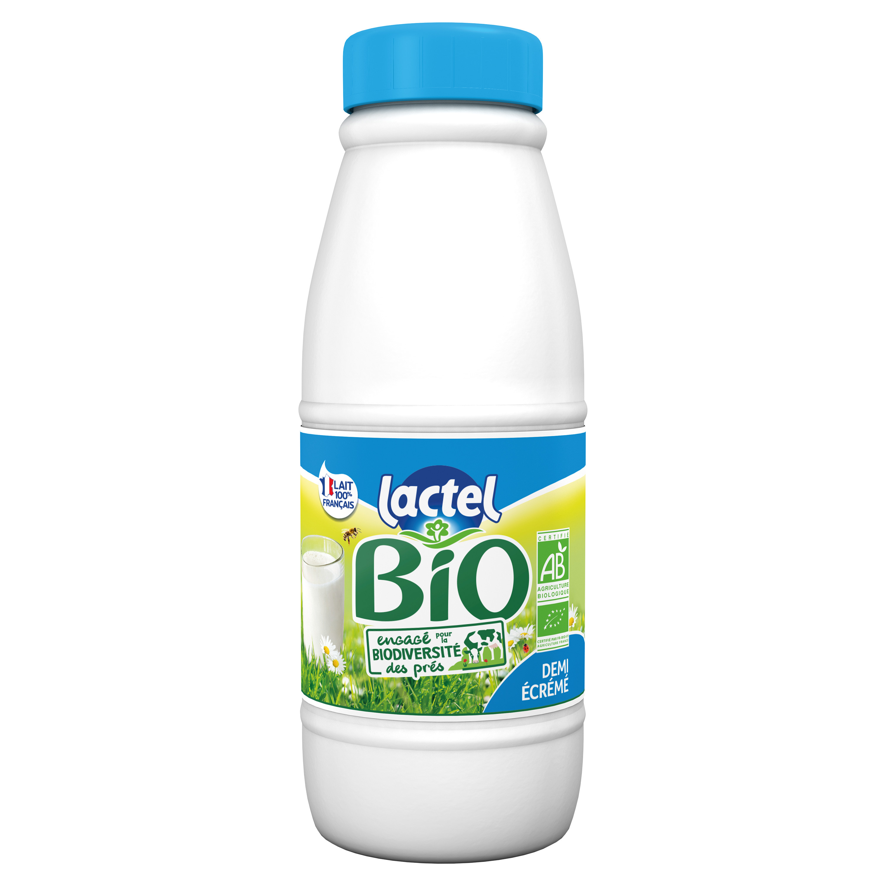 Lactel bio demi écrémé 50cl
