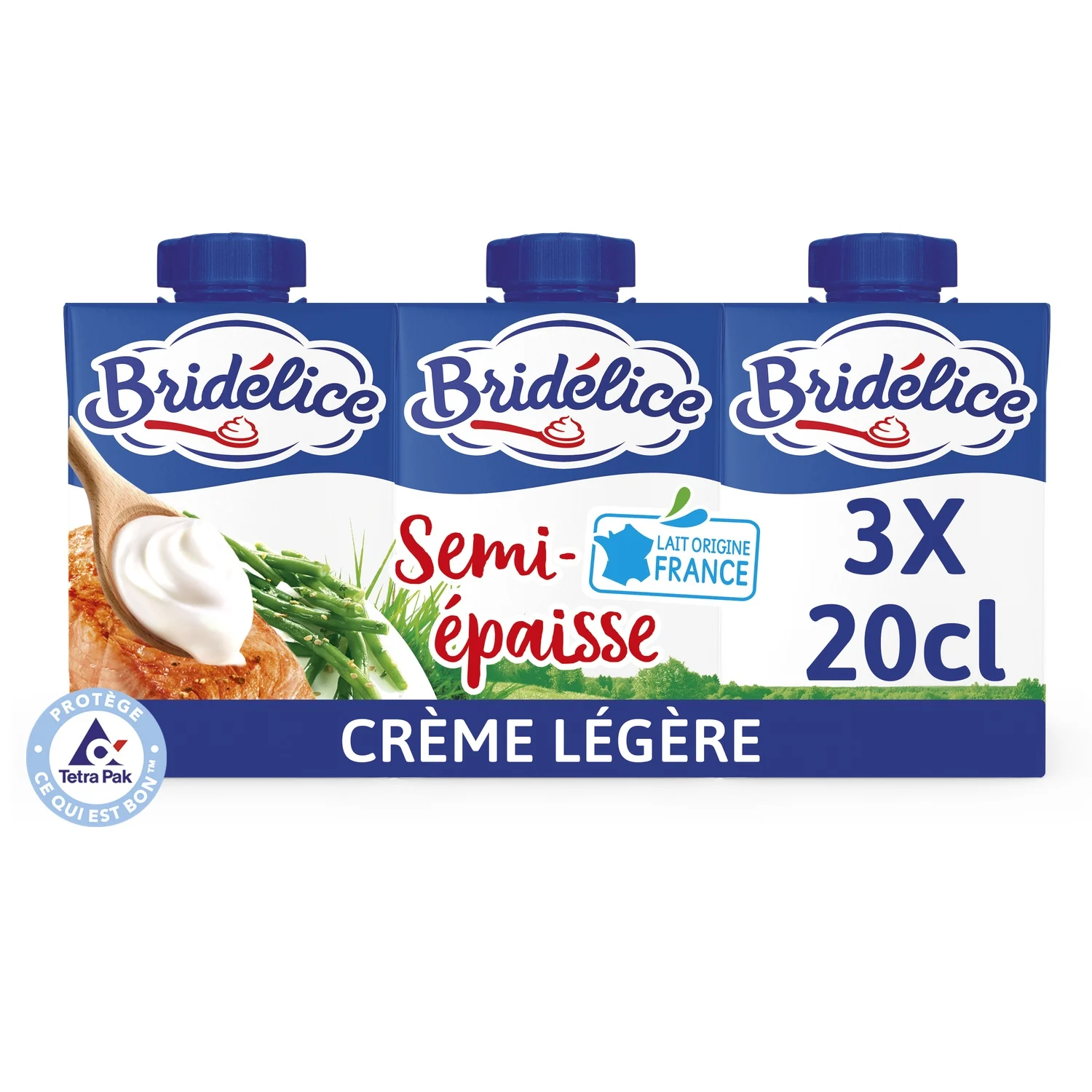 Tripack semi epaisse bridélice