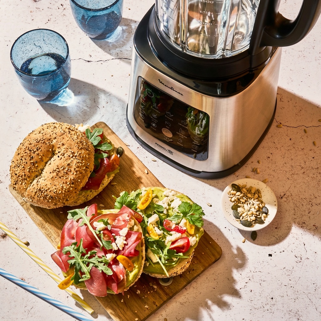 Recette de Bagel à la crème d’avocat et feta Salakis