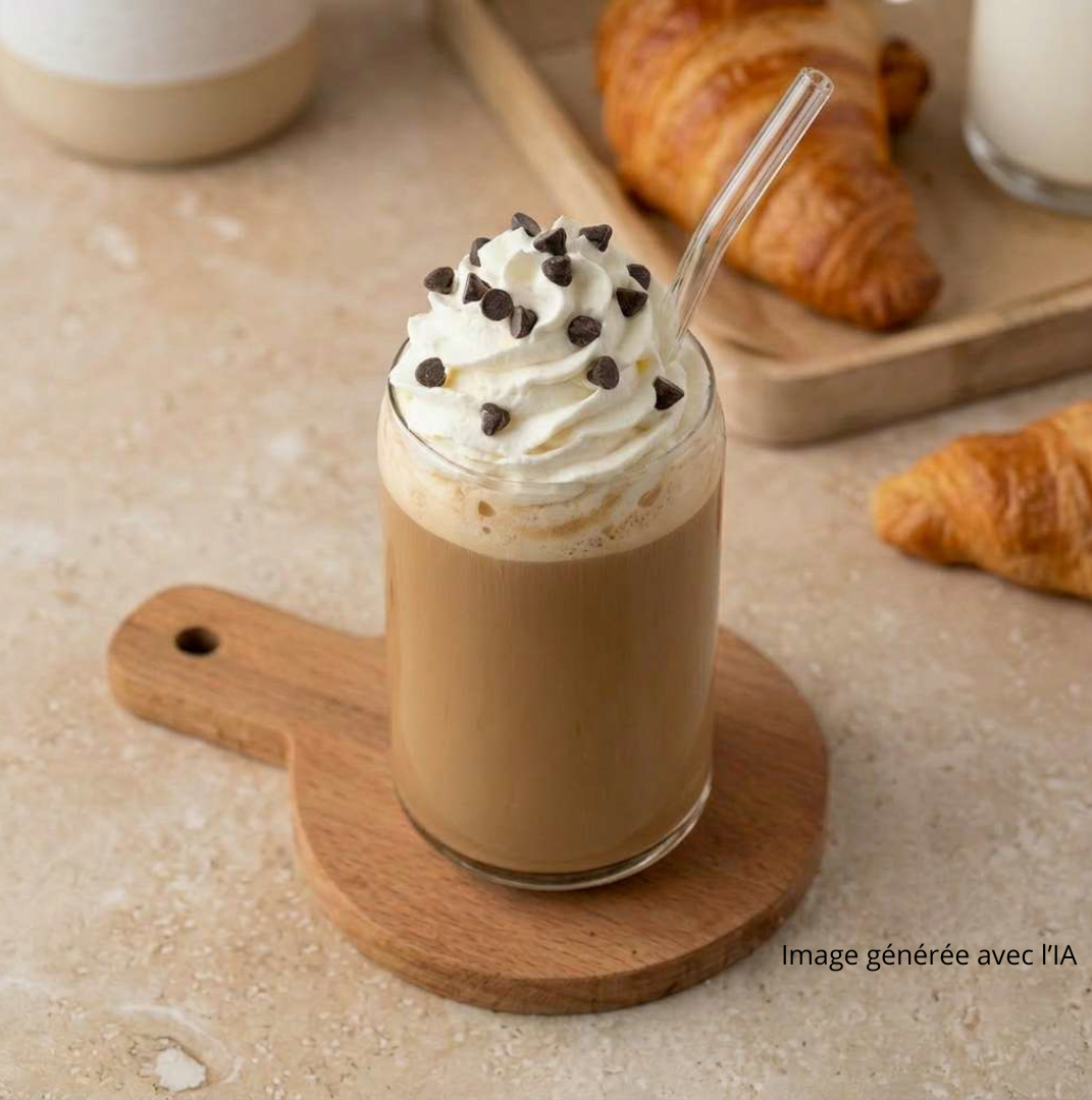 Recette de Caffe Latte frappé de Lactel
