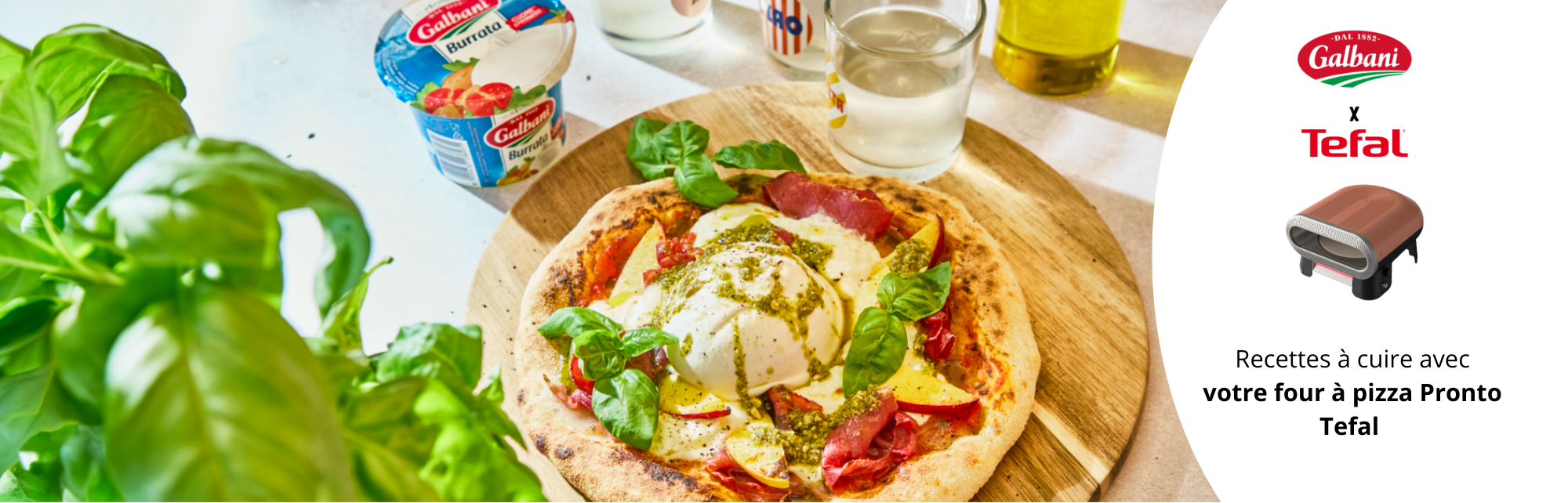 Recettes Pizza Galbani x Tefal